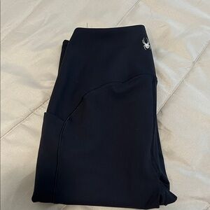 Spyder Black Active capris